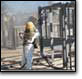 sandblasting for even coating surfaces